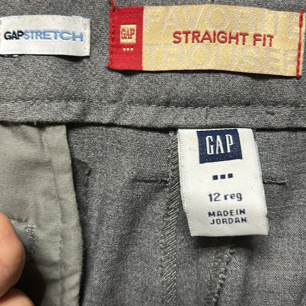 GAP STRAIGHT FIT Men's Gray Dress Pants